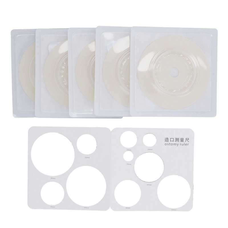 5Pcs Ostomy Barrier Ring Leakage Proof Versatile Ostomy Barrier Extender