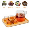 Glass Teapot 34oz/1000ml with Removable Stainless Steel Infuser Tea pot,