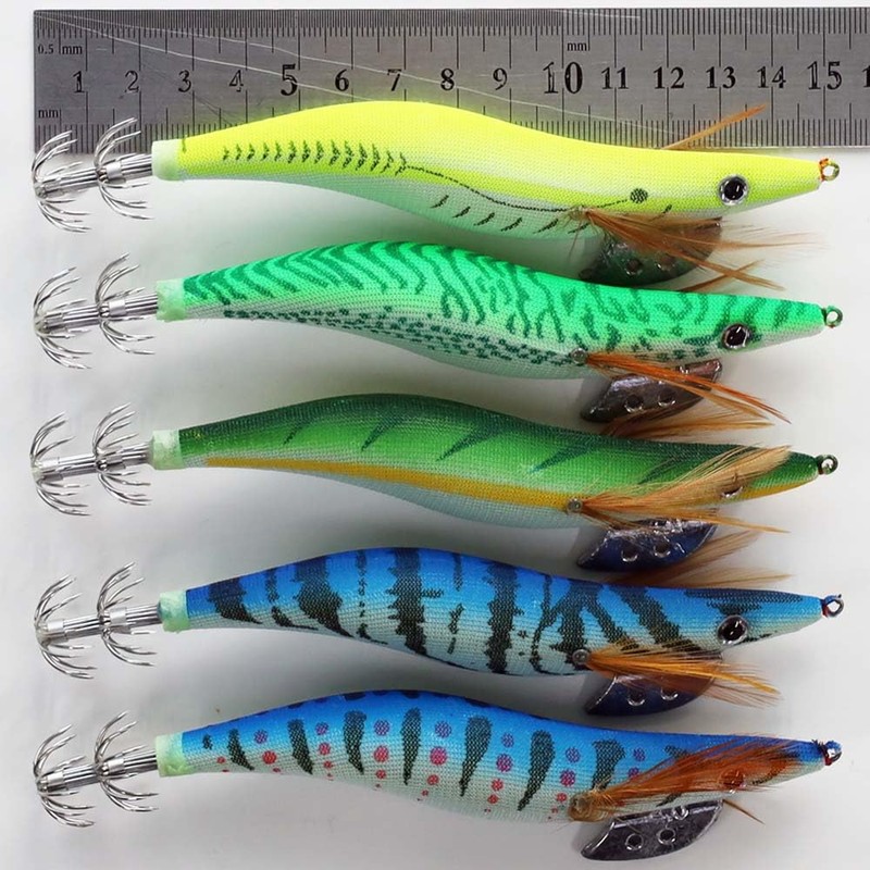 No. 4.0 A20egi40h5XGB Rattle Set of 5 Yellow/Green/Blue Color Set