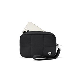 WESTBRONCO Puffer Wristlet Wallets for Women Nylon Wallet with Zipper Quilted Purse for Travel Credit Card Holder Phone