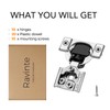 Ravinte 5 Pair 10 Pack 3/4 Inch Overlay Soft Close