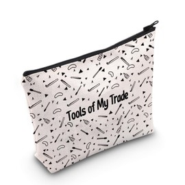 POFULL Lash Extensions Tech Tools Gift Tools of My Trade Cosmetic Bag Lash Artist Gift (Tools of My Trade CA Bag)