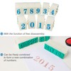 Sourcingmap Rubber Head Large Number Stamps, Detachable 0-9 Digits Arabic