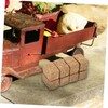 Operitacx 8pcs Haystack Model Yard Haystack Garden Haystack Small Prop