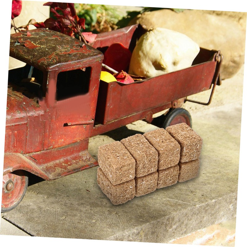 Operitacx 8pcs Haystack Model Yard Haystack Garden Haystack Small Prop