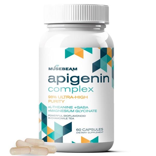 musebeam Apigenin Supplement for Rest and Relaxation Support - 50mg