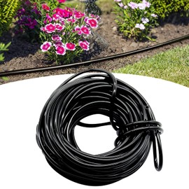 Kalolary 50ft Watering Tubing Hose 1/4 inch Garden Drip Pipe PVC Hose Irrigation System Watering Systems for Greenhouses