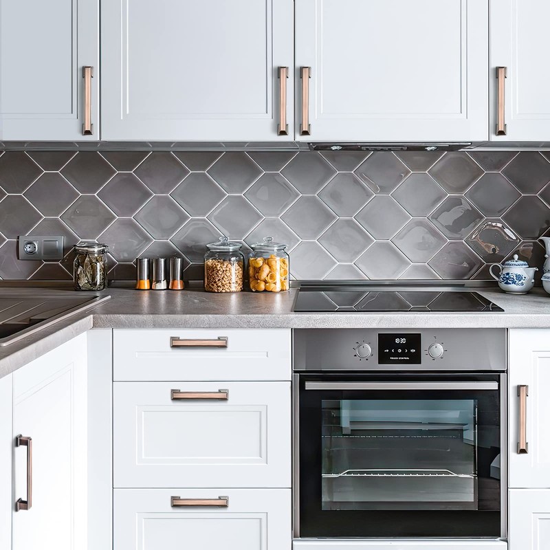 GRANTENOV 5 Inch Antique Copper Cabinet Pulls Knobs Kitchen Cabinet