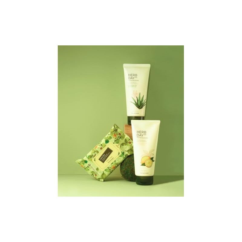 The Face Shop Herb Day 365 - Toallitas Limpiadoras Coreanas