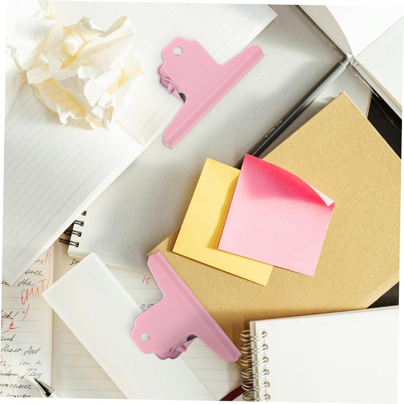 LABRIMP 3pcs Bulldog Clips Sturdy Document Organizers for Office Home