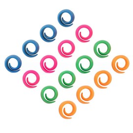 SagaSave 50 Pack Thread Spool Huggers Reusable Bobbin Clamps Keep Thread Spool Neat&Organized for Most Home Embroidery and Sewing Thread Spools