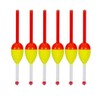 TopHomer 6 Pcs Fishing Floats Oval Slip Bobbers Fish Tackle