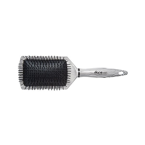 Diane Zebra Style 13 Row Paddle Hair Brush D9050