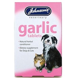 SIPW Johnson's Garlic Tablets 100% Natural Herbal Conditioner For Dogs And Cats (40 Tablets)
