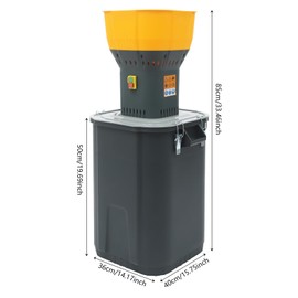 55L/14.53Gal Grain Mill Grinder,1300W,19000RPM Electric Corn Grinder Feed Mill Dry Cereals Grinder with 5 Grinder Sieves & 1 Wrench Wheat Grinder Dry Grain Grinder for Grain Wheat Corn (55L)