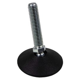 Gedotec Adjusting Screw M8 x 33 mm Adjusting Screw for Table Legs and Furniture Accessories Galvanised Metal Pack of 1 Adjustable Feet with Ball Joint