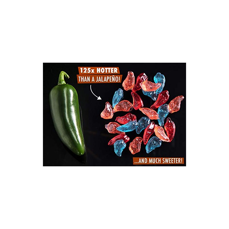 Ghost Pepper Hard Candy (3-Pack) - Watermelon, Blue Raspberry, and