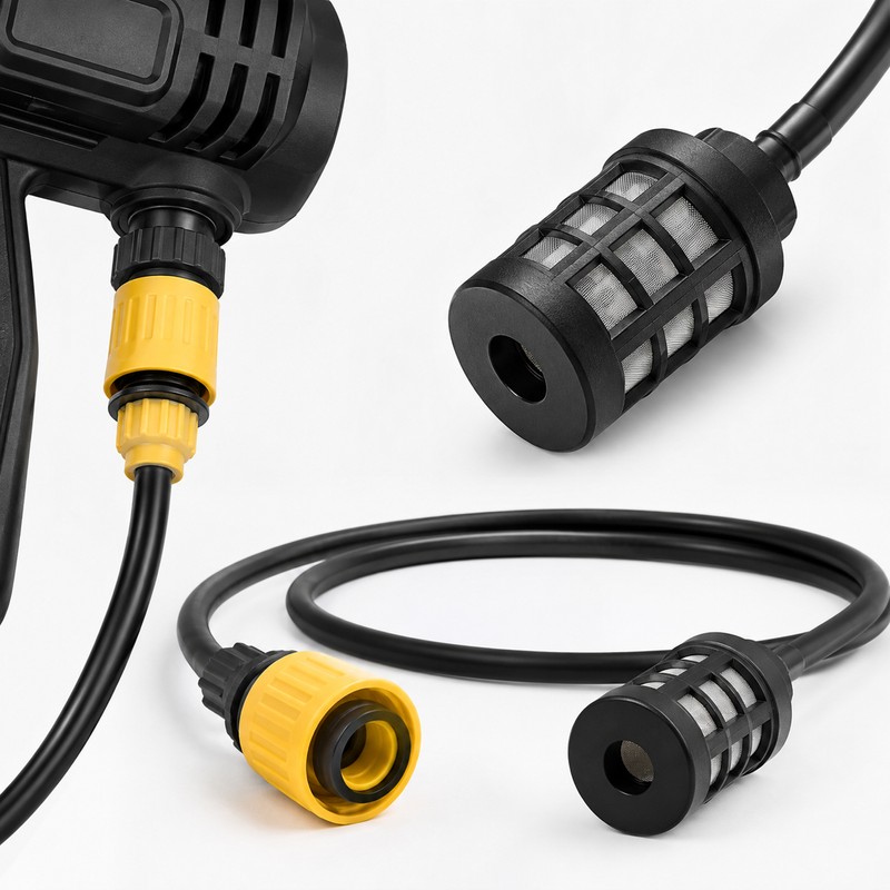 3/8-Inch Water Inlet Hose for Cordless Car Washers – Flexible