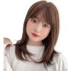 BrightLala hf1889-UB-M Bare Skin Wig, Medium Curly, Women's, Medical Use,