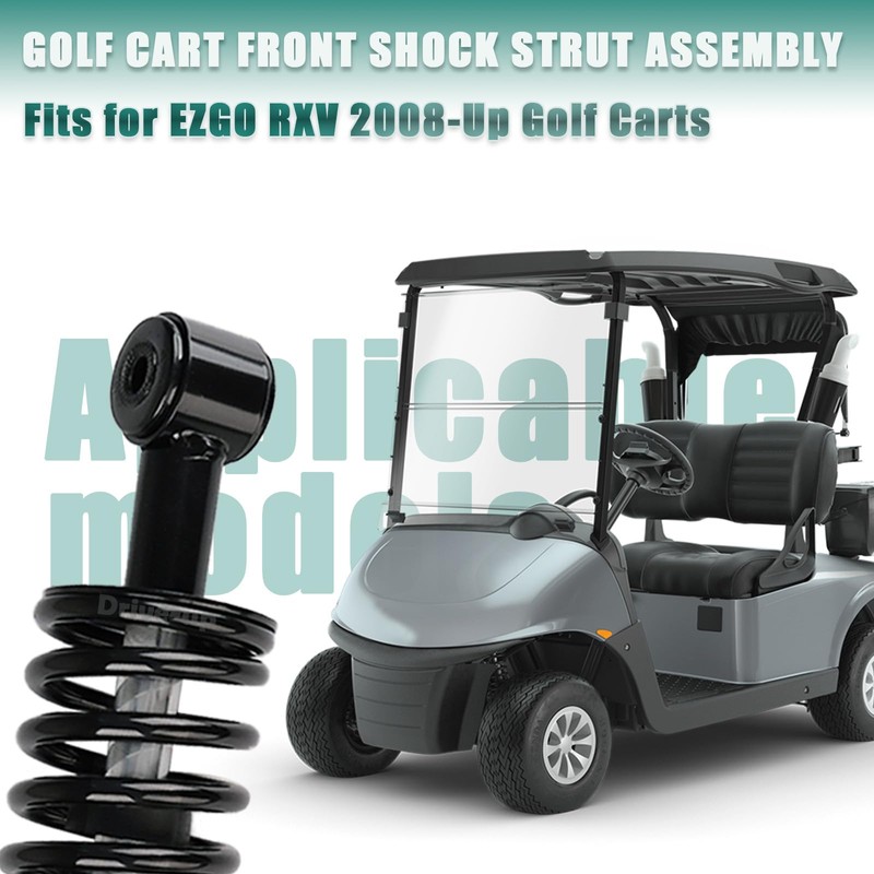 Drive-up Golf Cart Front Shock Strut Assembly, EZGO Driver Side