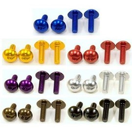 DURA-BOLT DBFB620G Button Bolts, M6-20mm, Gold, Set of 2