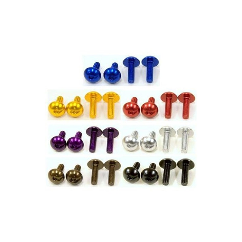 DURA-BOLT DBFB620G Button Bolts, M6-20mm, Gold, Set of 2
