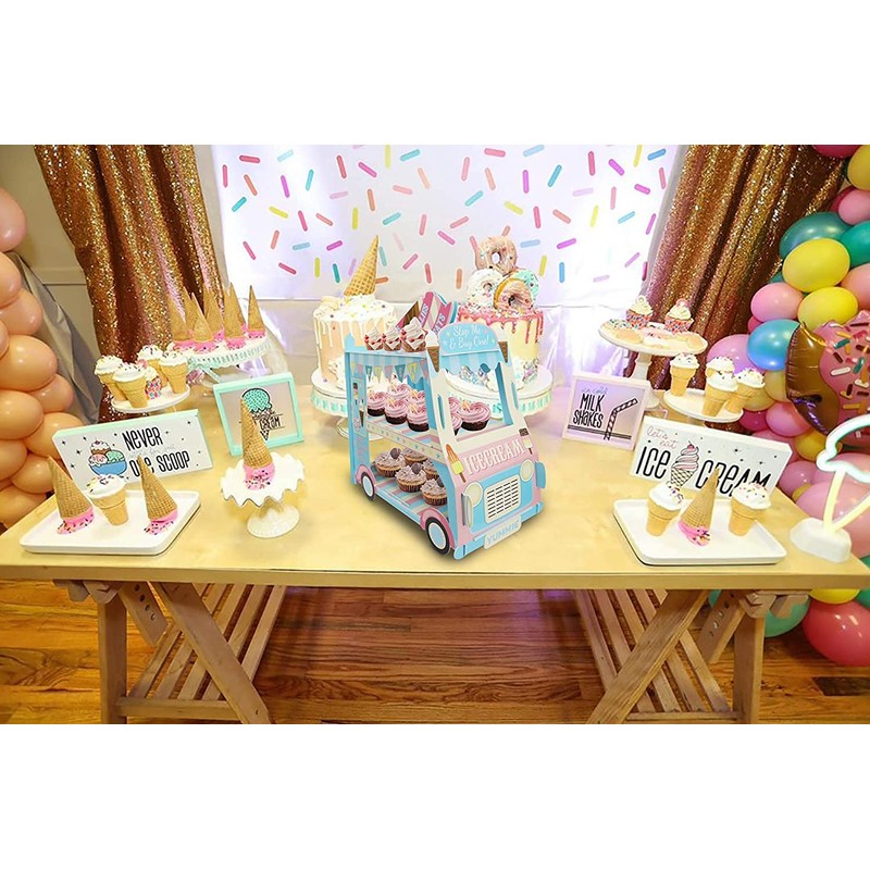 3-Layer Cupcake Rack, ice Cream Rack, car Display Rack, Bread