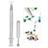 Small Tweezers for Beads and Gemstones, Jewellery Tweezers with 4