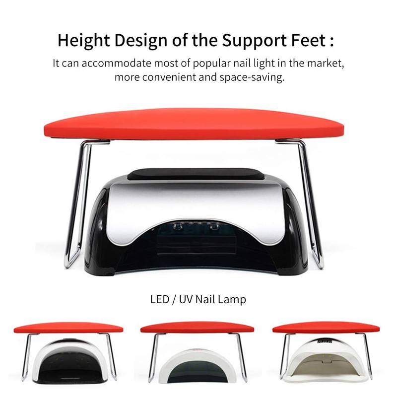 Comfortable Nail Arm Rest Manicure Hand Pillow Microfiber Leather Professional