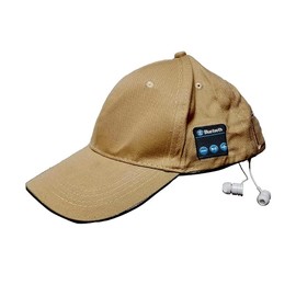 Savage Gear Wireless Unisex Snapback Cap with Wireless Hands Free Easy Connect Technology and Built in Earbuds (Brown)
