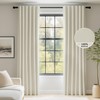 FMFUNCTEX 100% Blackout Curtains for Bedroom, Beige Back Tab Curtain