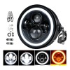 Faro Moto Universal 7 Pulgadas Led Alto Brillo Con Carcasa