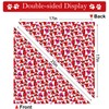 Valentines Dog Bandana Reversible Triangle Bibs Scarf Mother's Day Bandanas