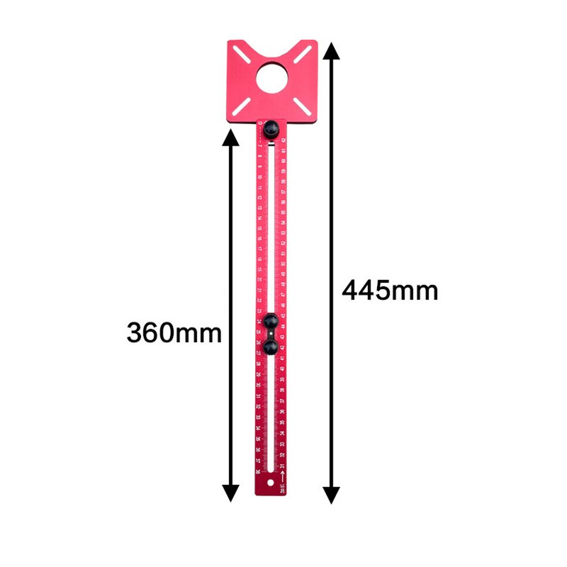 400mm Aluminum Alloy Milling Grooves Bracket with Base Detachable Woodworking