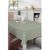 Oilcloth Tablecloth Wipe Clean Non-Slip with Piping Band Square Round