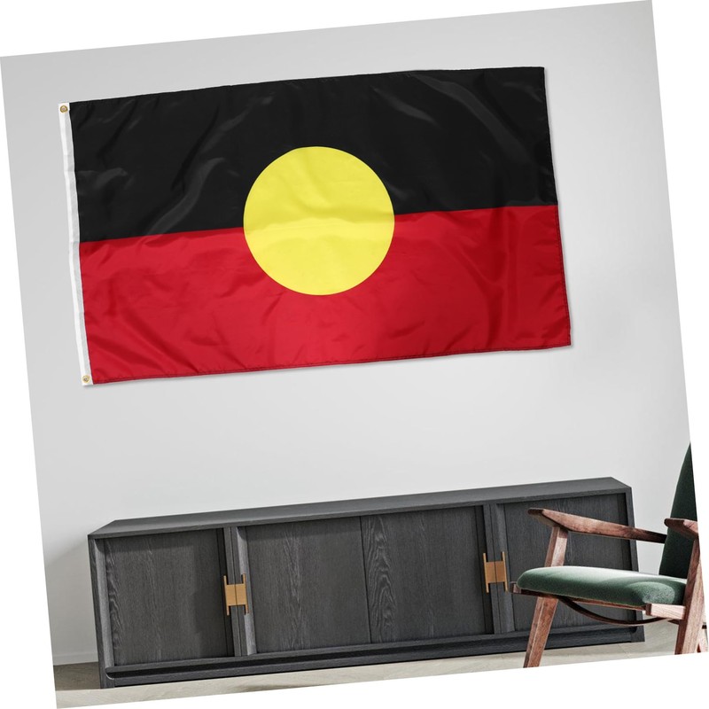 Kisangel Indigenous Flag Fade Resistant Polyester Banner for Display Celebrating