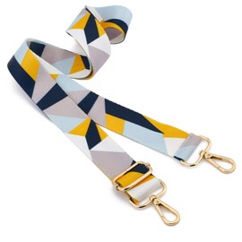 Wide Shoulder Strap Adjustable Replacement Belt Guitar Style Crossbody Bag Handbag Strap Multicolor Canvas Straps(Wide:1.4in) (Color21)