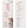Soledi Wall Clock with 3D Visual Sticker, DIY Wall Clocks,