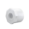 White PVC Reducer Bushing - 3/4" Spigot x 1/2" FNPT