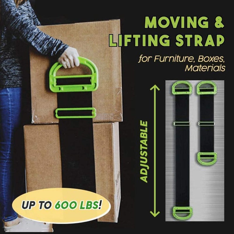Moving Lifting Straps.Adjustable Lifting Moving Straps..2 Pack Furniture Moving Straps