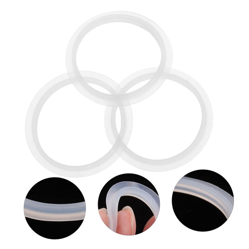 Mipcase 3Pcs Vessel Sink Mounting Ring Rubber Sealing Washer Durable