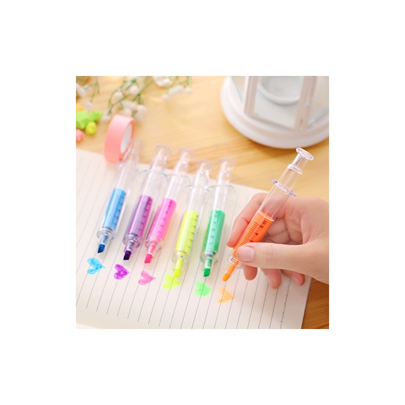 6 Pcs Highlighter Pens Highlighter Pens Stationery Gift for Kids