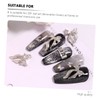 Beavorty 100pcs Bow Knot Nail Charms Adorable Manicure Stickers for