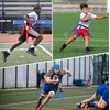 Flag Football Belts Set, 14 Player Adjustable Flags with 42