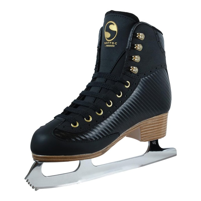 Jackson Ultima Softec Nova Black Womens/Girls Ice Figure Skates -