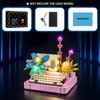 YEABRICKS LED Licht für 31169 Creator 3-in-1 Schreibmaschine mit Blumen