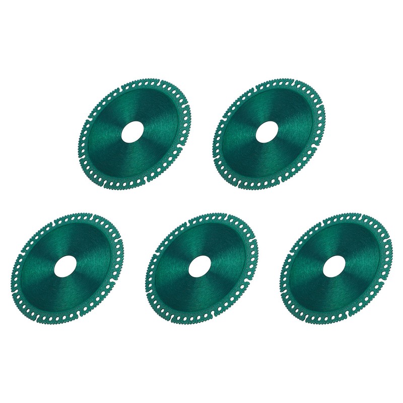 5PCS Multifunctional Cutting Saw Blade OD100mm ID20mm Green Angle Grinder