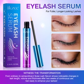 Eyelash Growth Serum, 5ML Professional Lash Eyelash & Eyebrow Enhancer Serum, Advanced Formula for Longer, Fuller, and Thicker Lashes, Lift Eyelashes Enhancer Rapid Lash Growth,Nourish Damaged Lashes