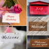72Pcs Calligraphy Letter Stencils,1Inch Farmhouse Style Letter Number Template Interlocking