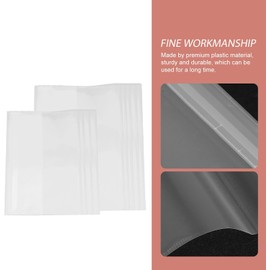 Tofficu 20 Piezas Forros para Libros Transparentes (10x A4 y 10x 16K/Carta), Fundas de Plástico Protector de Libros y Cuadernos Escolares, Cubierta Resistente al Agua y Desgaste